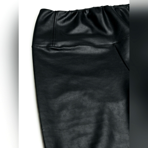 WILFRED FREE Vegan Leather Skinny Pants | Black | Size Small - Picture 3 of 8